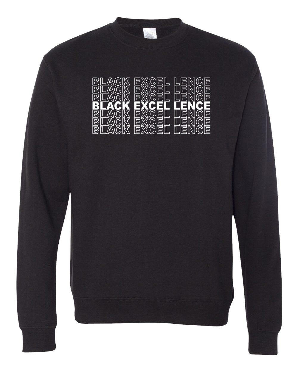 Black Excellence Crewneck Black