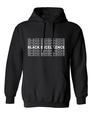 Black Excellence Hoodie Black